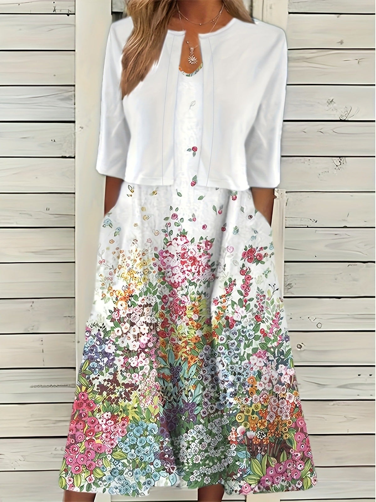 Digital Printed Dress Suit for Women