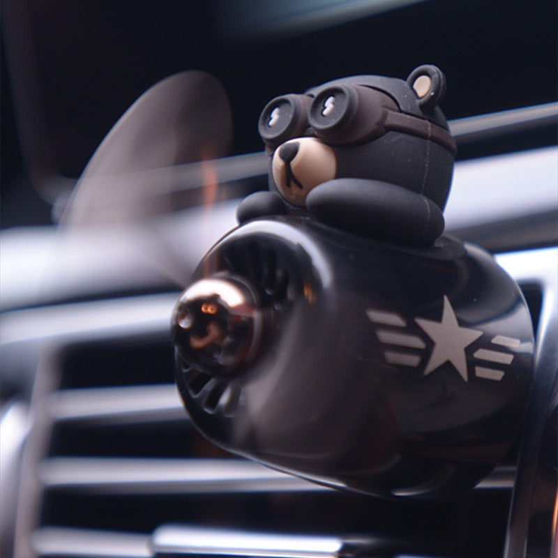 Aviator Bears Car Air Outlet Aromatherapy