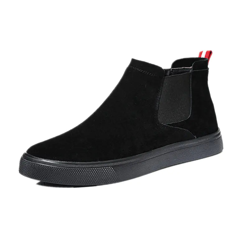 Men's High-Top Chelsea Boots - Genuine Leather Casuals