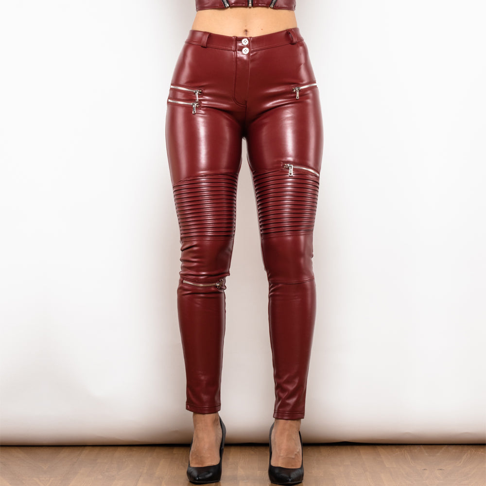 Shascullfites Melody Four-Way Stretch Leather Leggings
