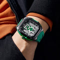 Men's Skeleton Quartz Wristwatch
