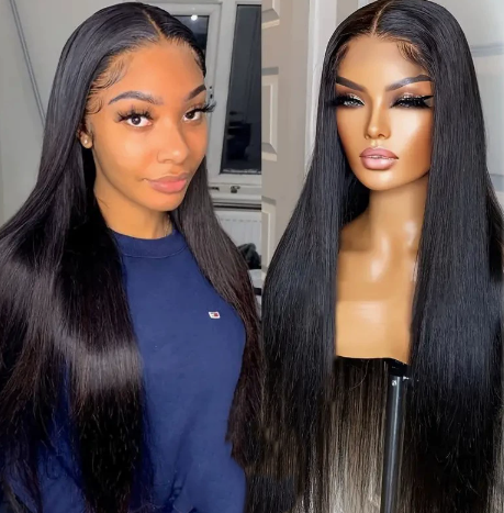 Brazilian Straight Human Hair Front Lace Wig
