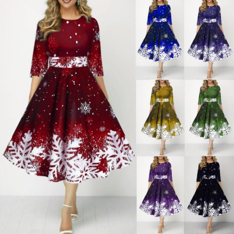 Personalized Snowflake Digital Printing Beauty Clothing