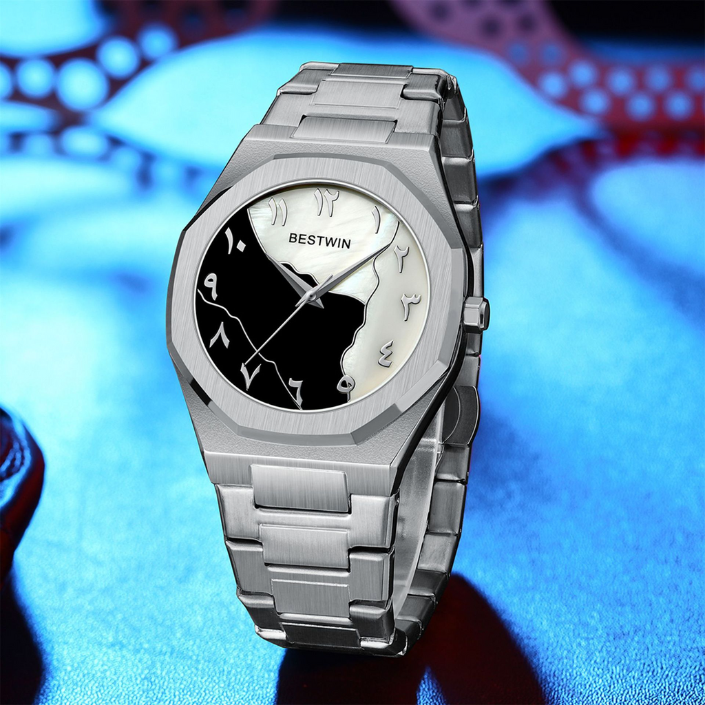 Minimalist Steel Band Quartz Watch for Men