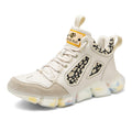 Fashionable High-Top Glow-in-the-Dark Sneakers for Couples