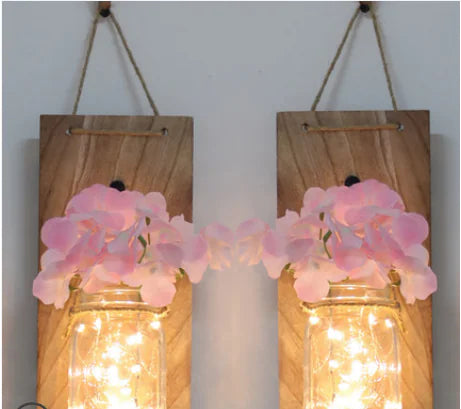 Solar Mason Jar Hanging Light for Garden and Balcony Decor