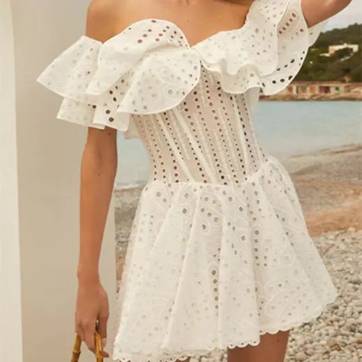 Waist-Controlled Holiday Dress for Women