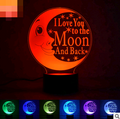 2020 New LOVE Moon 3D LED Night Lamp for Home