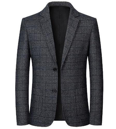 Men's Casual Spring Jacket - Short Suit for Dads