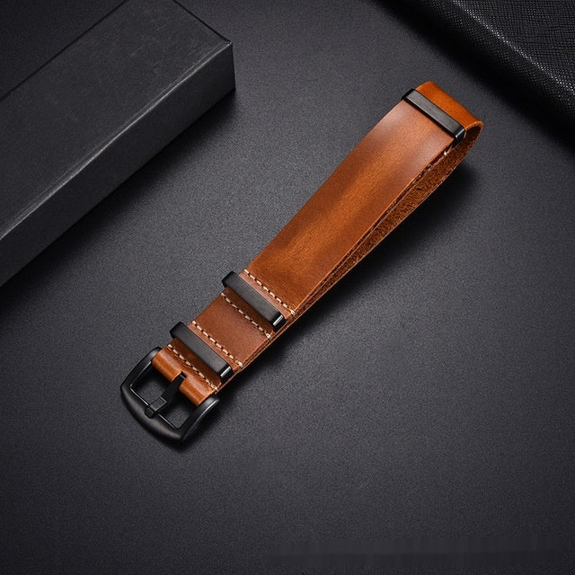 Retro Top Layer Cowhide Leather Watch Strap