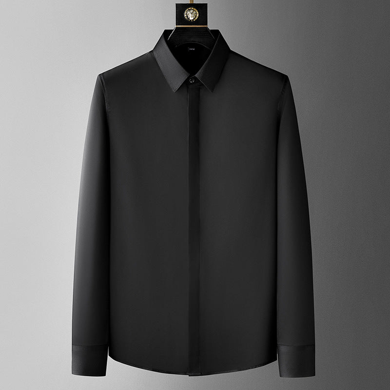 Men's Long Sleeve Business Dress Shirt - Wrinkle Free