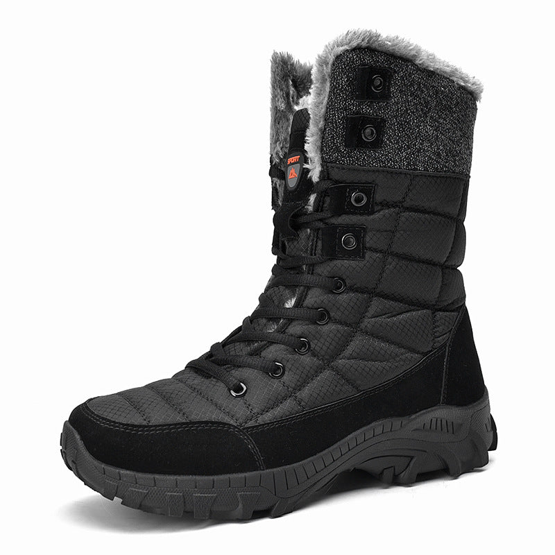 Northeast Plus Size Fleece Men's Snow Boots