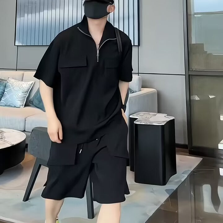 Loose Short Sleeve T-Shirt and Shorts Set