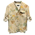 Thin Men's Short-Sleeved Linen Five-Point Sleeve Shirt