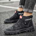 All-Match Casual Velvet Mid-High Martin Boots
