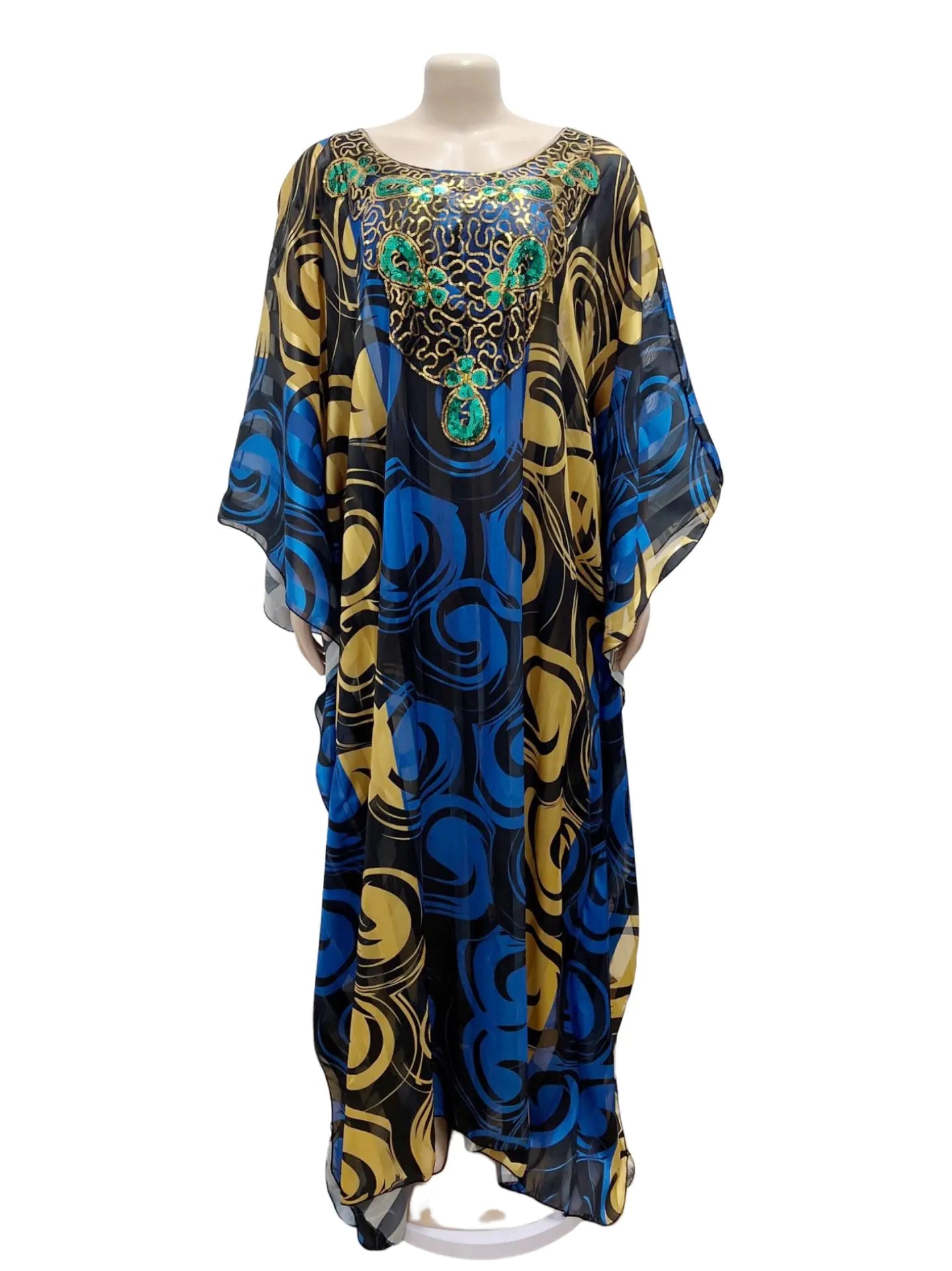 Women's Fashion Printed Robe Dress