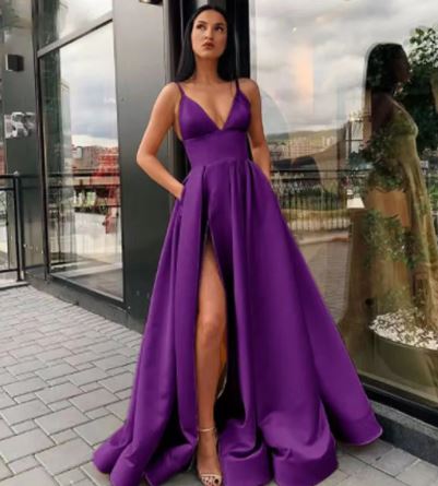 Slit Long Gowns