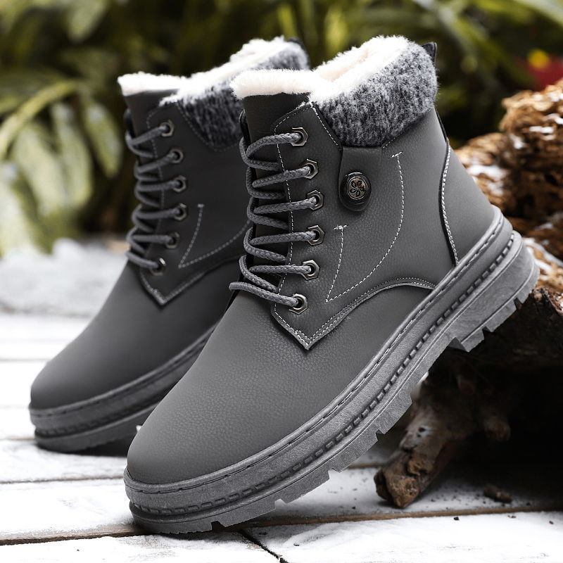 Men's Warm Snow Boots for Cold Weather