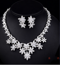 Elegant Necklace and Earring Set for Brides