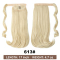 Long Straight Ponytail Wig with Elastic Velcro