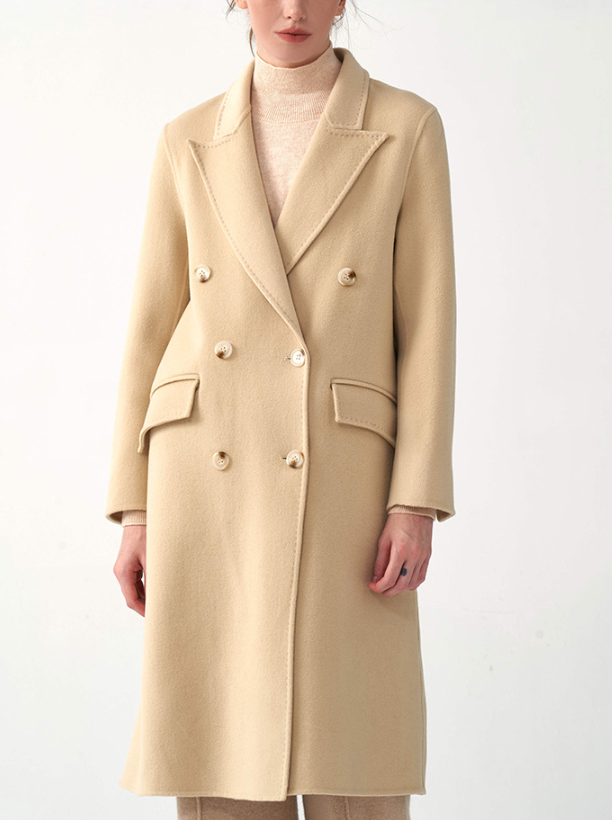 Retro Double Breasted Loose Lapel Jacket