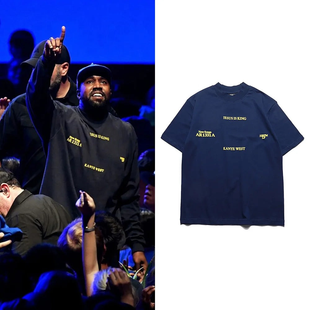 Kanye West Jesus Is King T-Shirt Unisex Cotton Tee