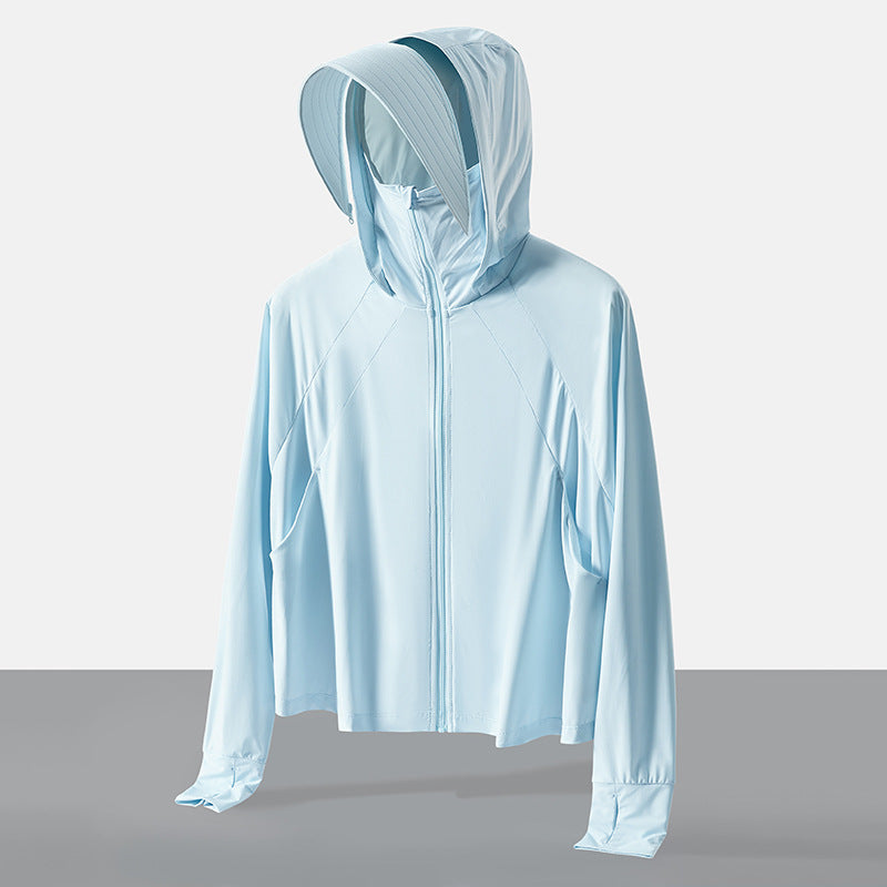 Women’s UV Protection Ice Silk Cape Cardigan Jacket
