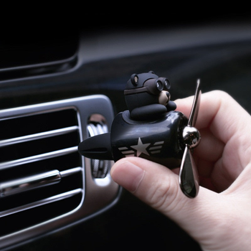 Aviator Bears Car Air Outlet Aromatherapy