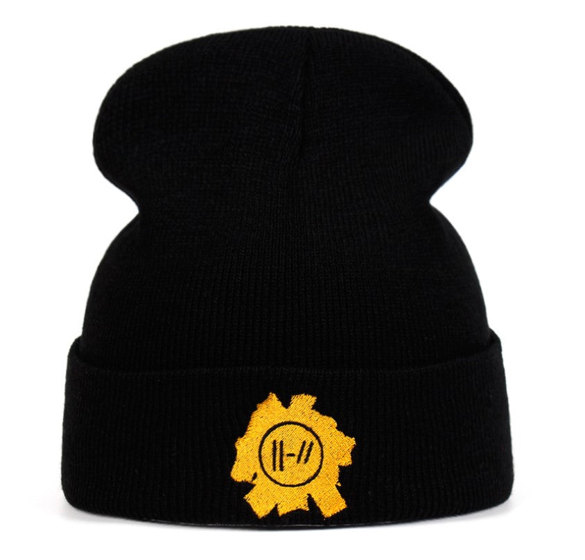 21 Pilot Beanie - Embroidered Warm Knit Hat