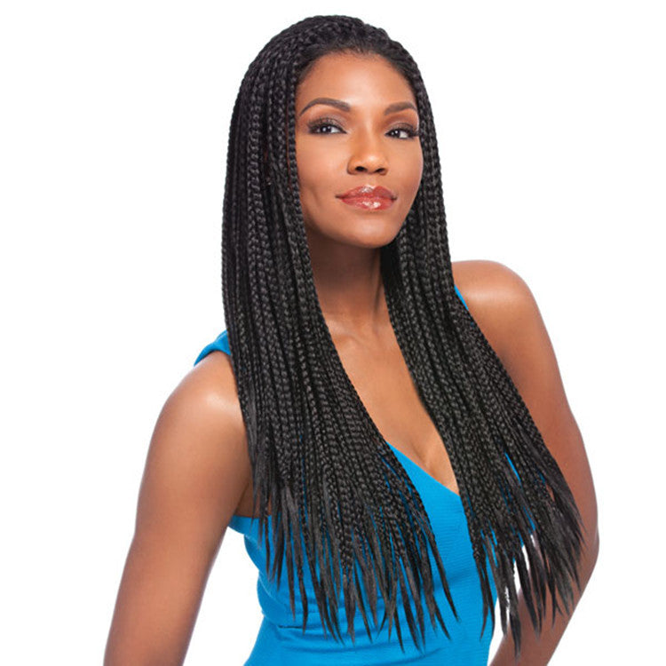 Handcrafted Exotic Lace Braid Wig Set