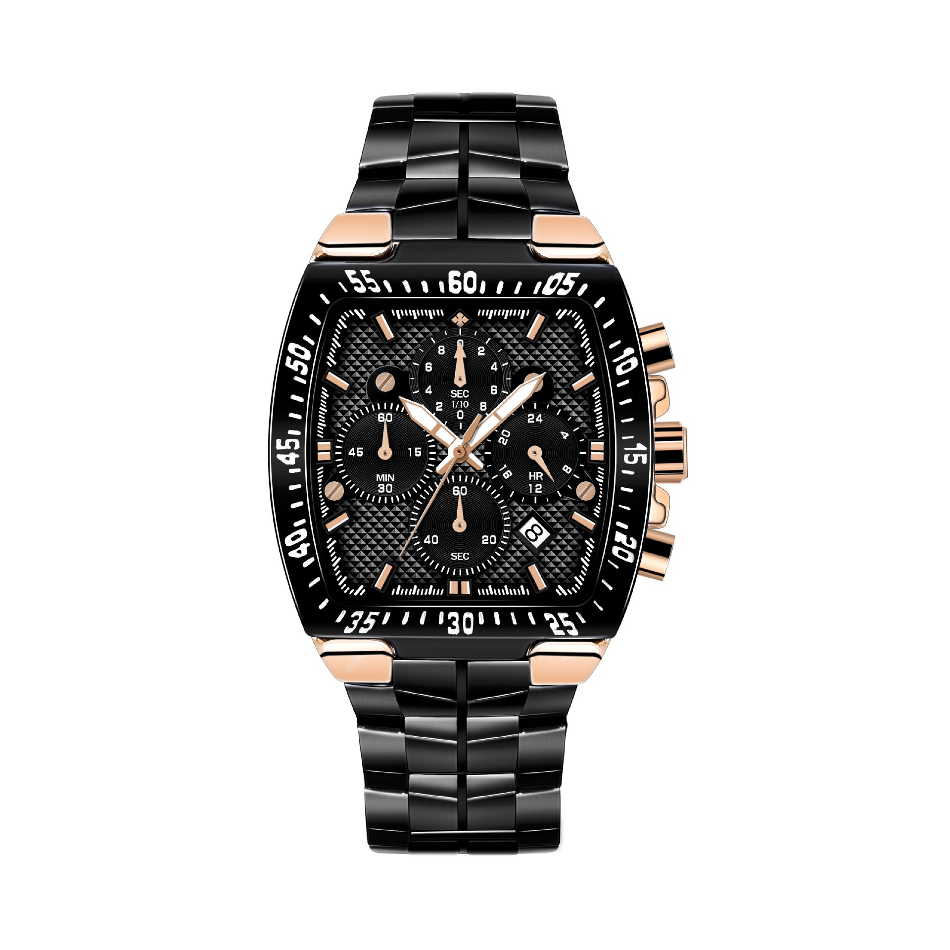 Waterproof Men's Steel Belt with Seven Needles