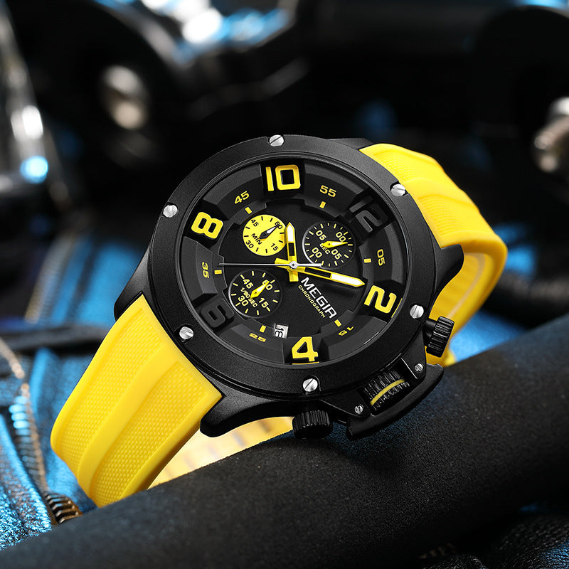 MEGIR Men's Fashion Multifunction Sports Watch