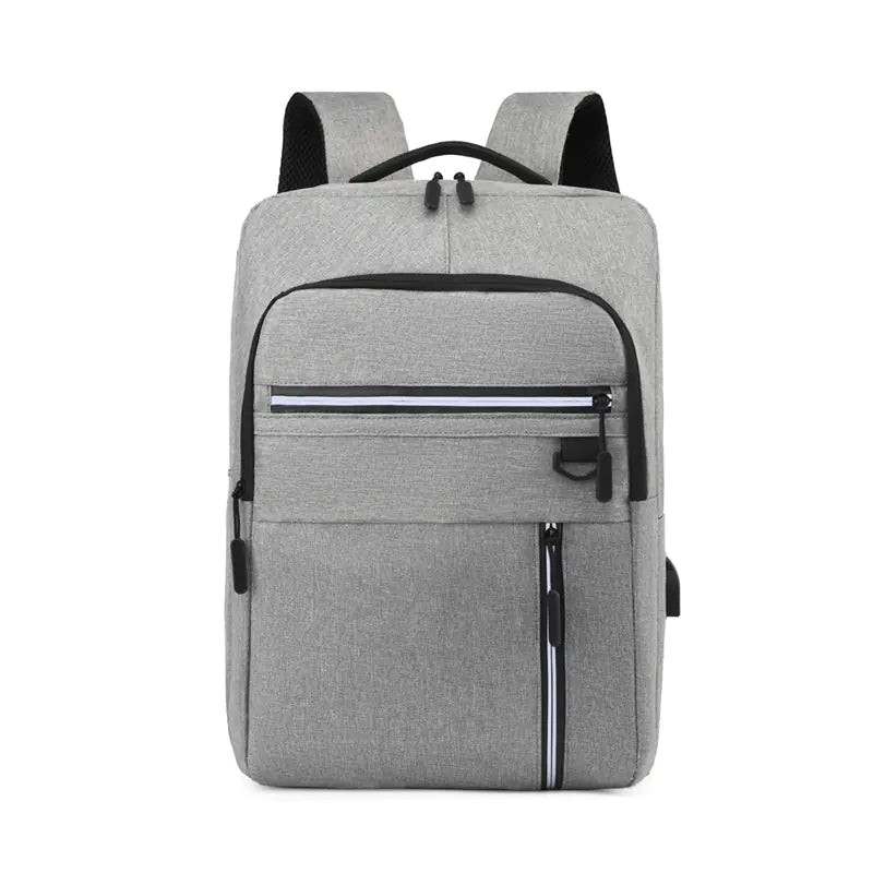 Men's Business Leisure Backpack with USB Charging