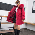Winter Short Parka with Fox Fur and Rabbit Fur Lining