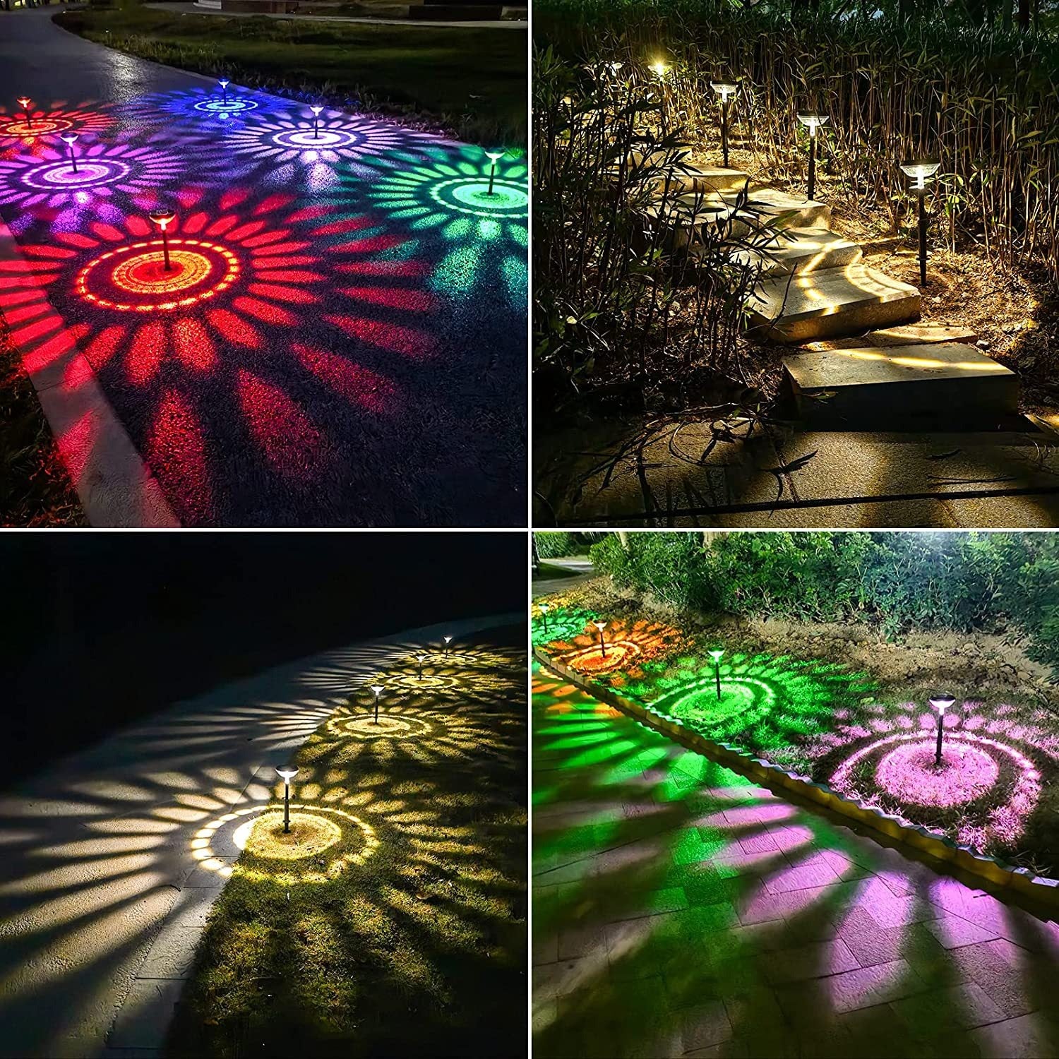 1pc Waterproof LED Solar Garden Landscape Lamp