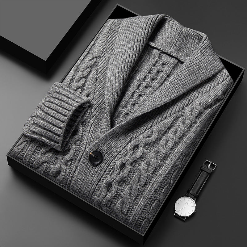 "2023 Autumn Casual Knit Cardigan for Men"