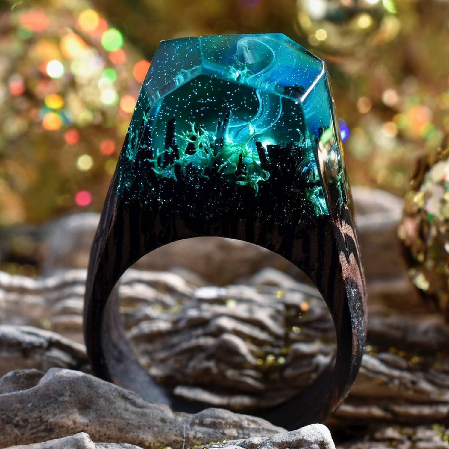Time Ring Resin Wood Ring