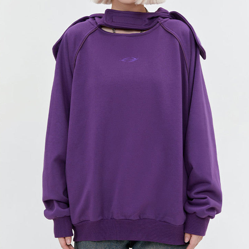 Unisex Street Design Hooded Sweater for Men and Women