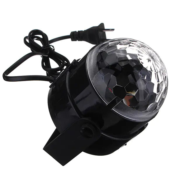 LED Sound-Controlled Crystal Magic Ball Light