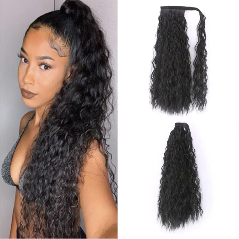 European Long Wavy Hair Wig with Invisible Tape (Direct Sale)