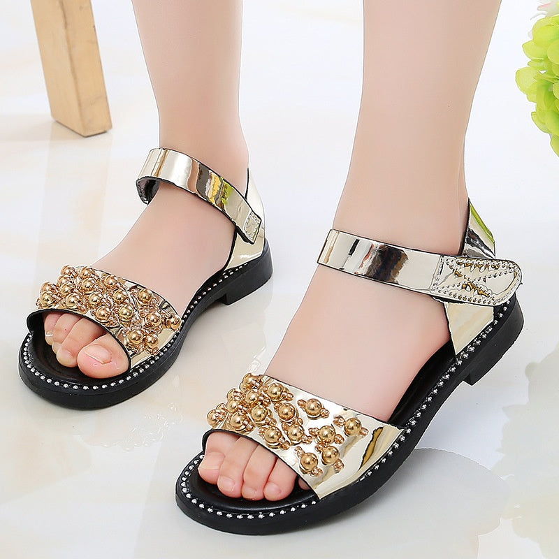 Korean Fish Mouth Princess Sandals for Students
