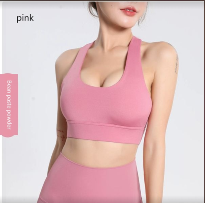 New Women's Nylon Sports Bra for Yoga and Fitness