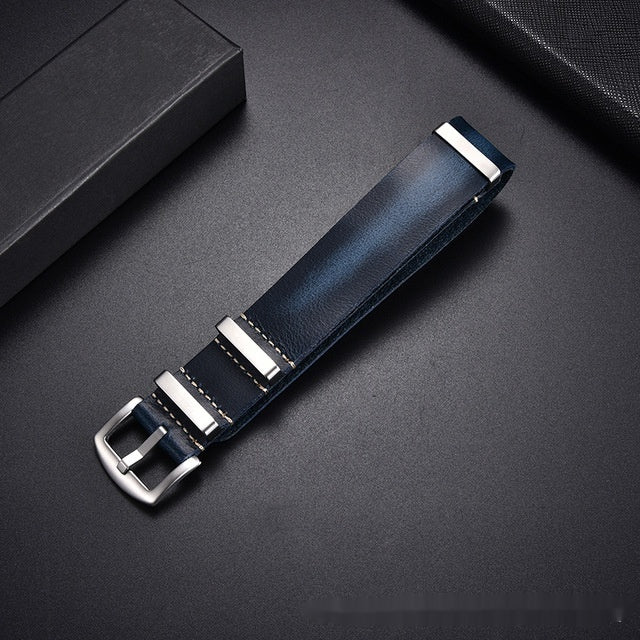 Retro Top Layer Cowhide Leather Watch Strap