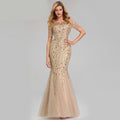 2020 New Queen Style Fishtail Evening Dress for Women
