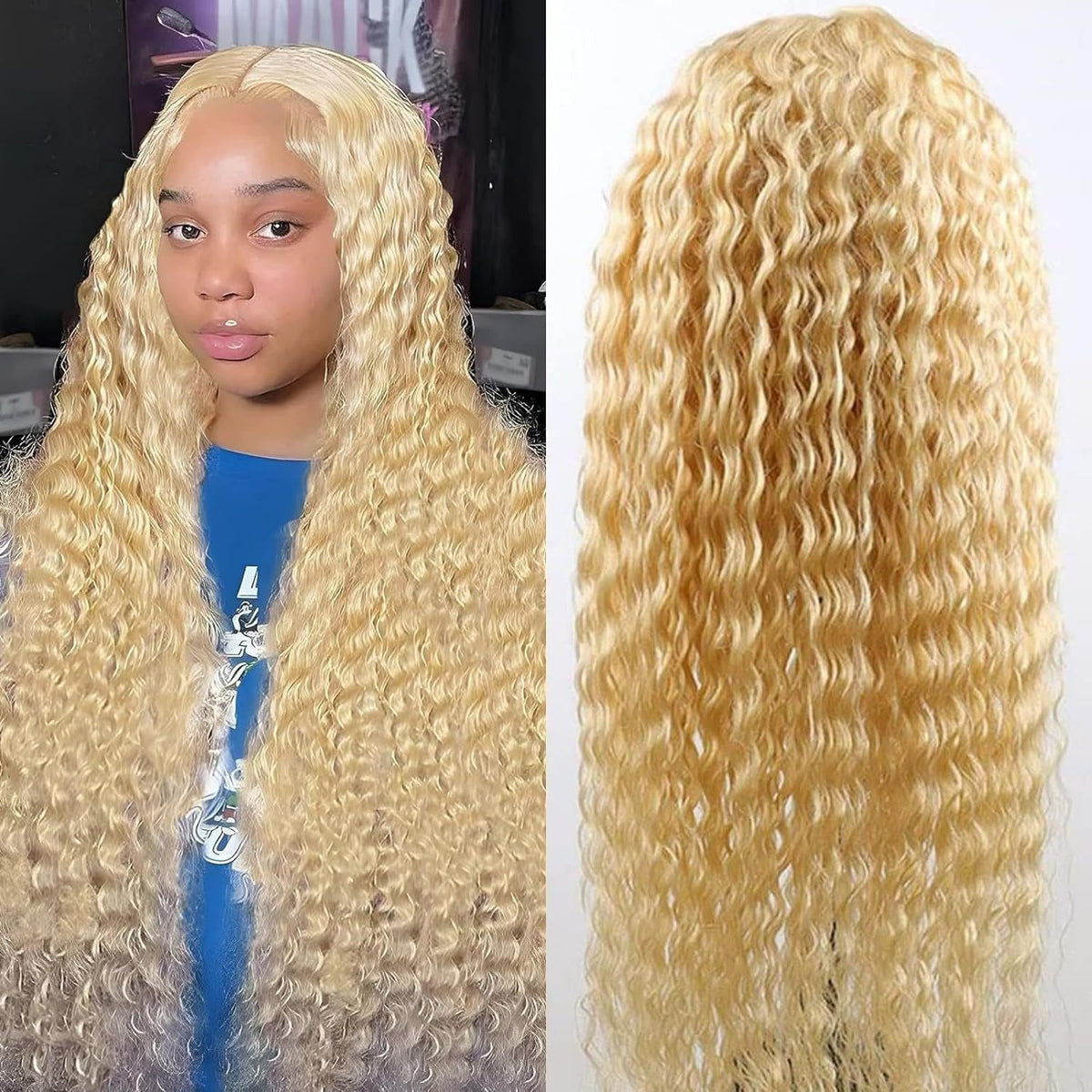 European American Ladies Front Lace Synthetic Wigs