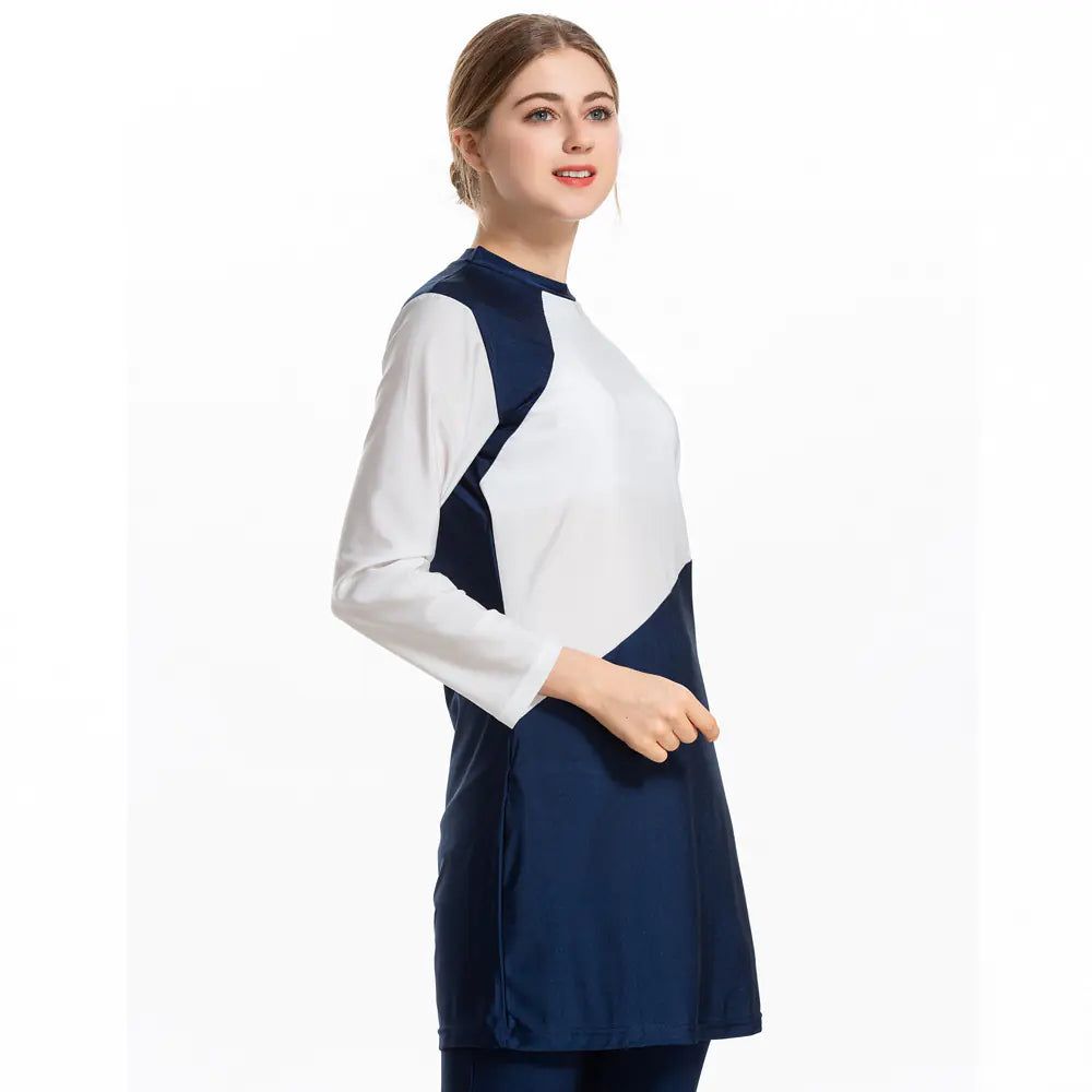 2019 Women's Conservative Swimsuit Three-Piece Set