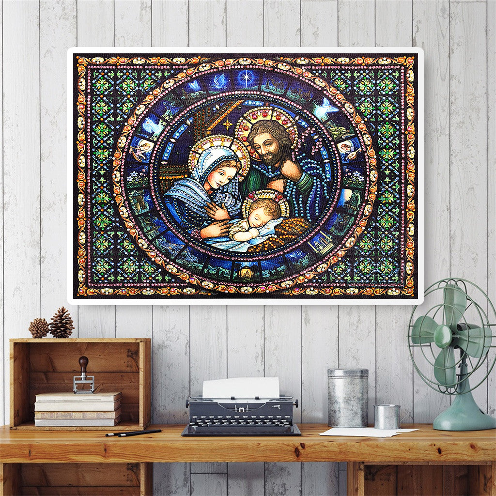 Diamond Painting of Religious Figure - Virgin Mary