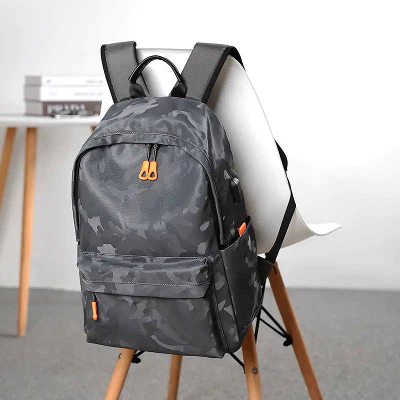Men's Soft Leather Shoulder Laptop Bag