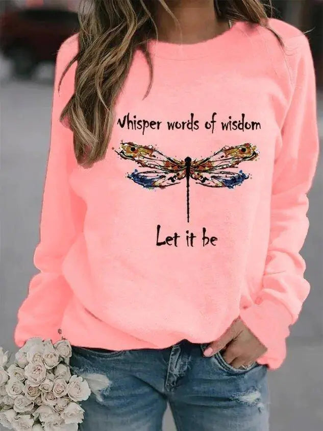 2023 Women's Korean Style Loose Fashion Sweatshirt
