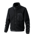 Men's Fleece Jacket with Stand Collar - Autumn/Winter Fashion